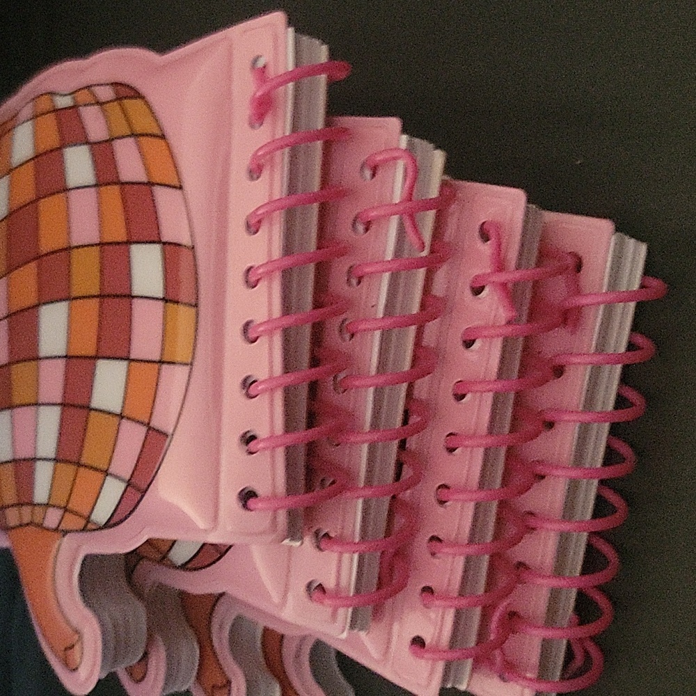 Pink Pumpkin Patterned Notebooks. - Picture 5 of 5
